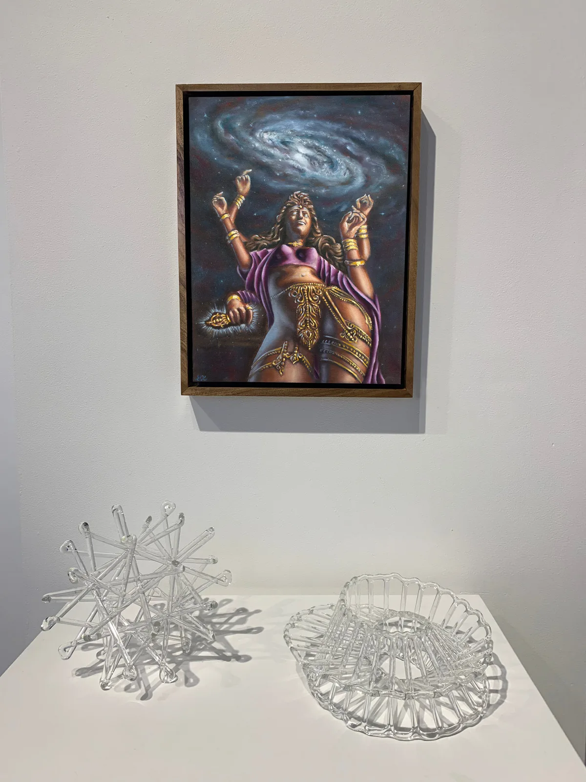Keeper of the Stars by Gage Kelsey shown on a wall in a living space
